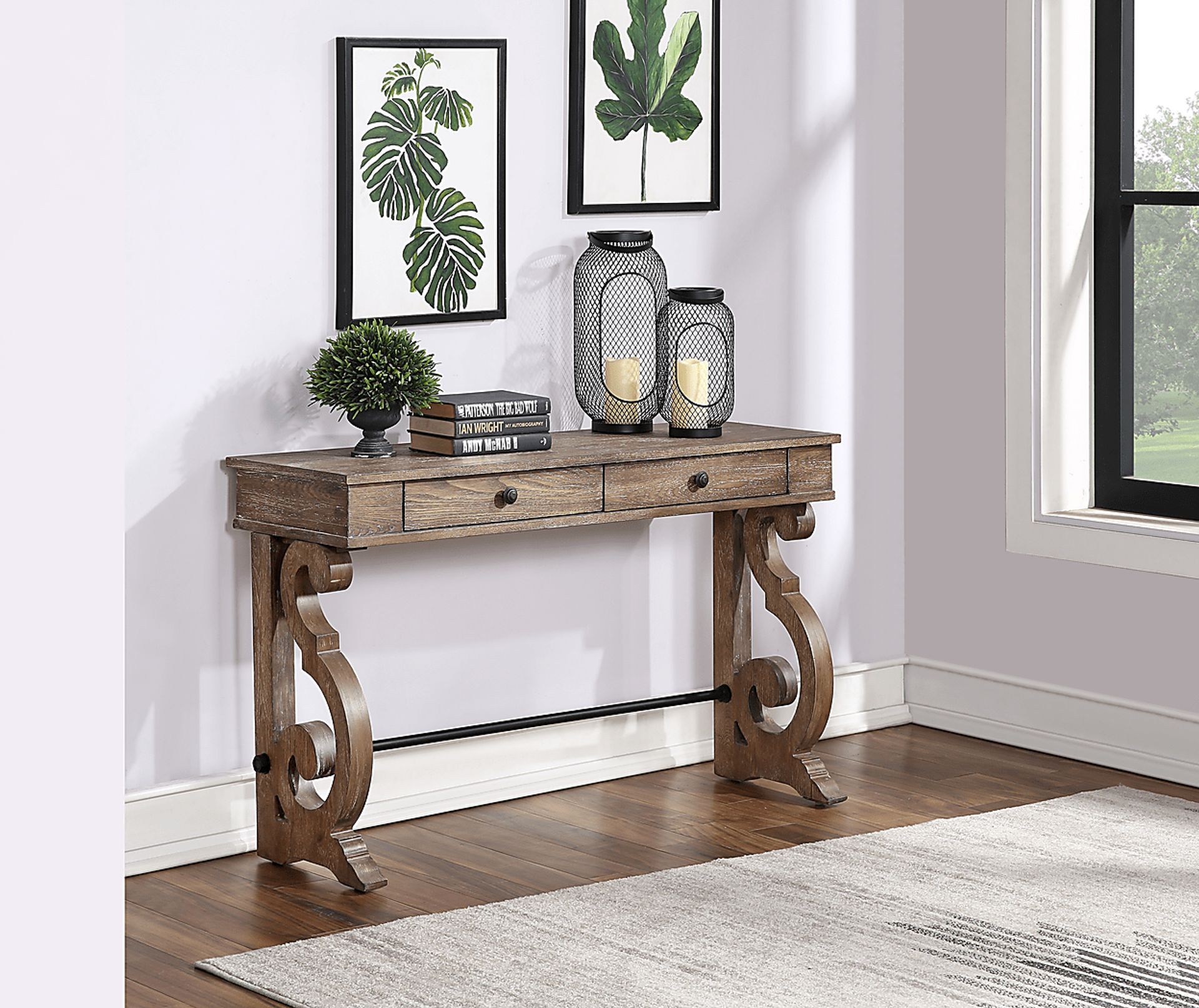 Spedale Brown Console Table - Image 5