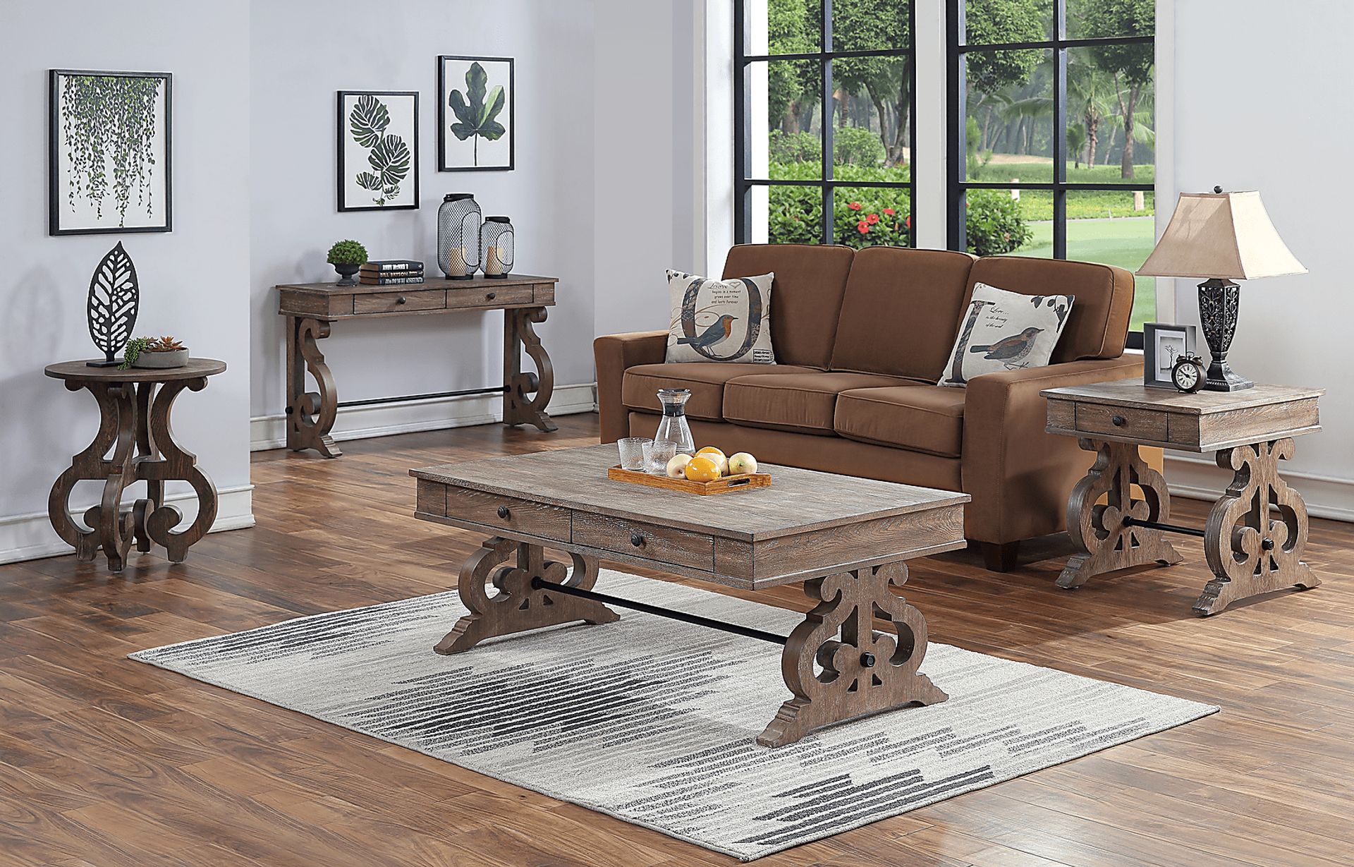 Spedale Brown Console Table - Image 6