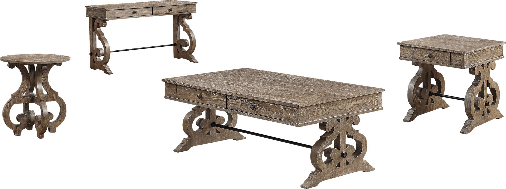 Spedale Brown Console Table - Image 7