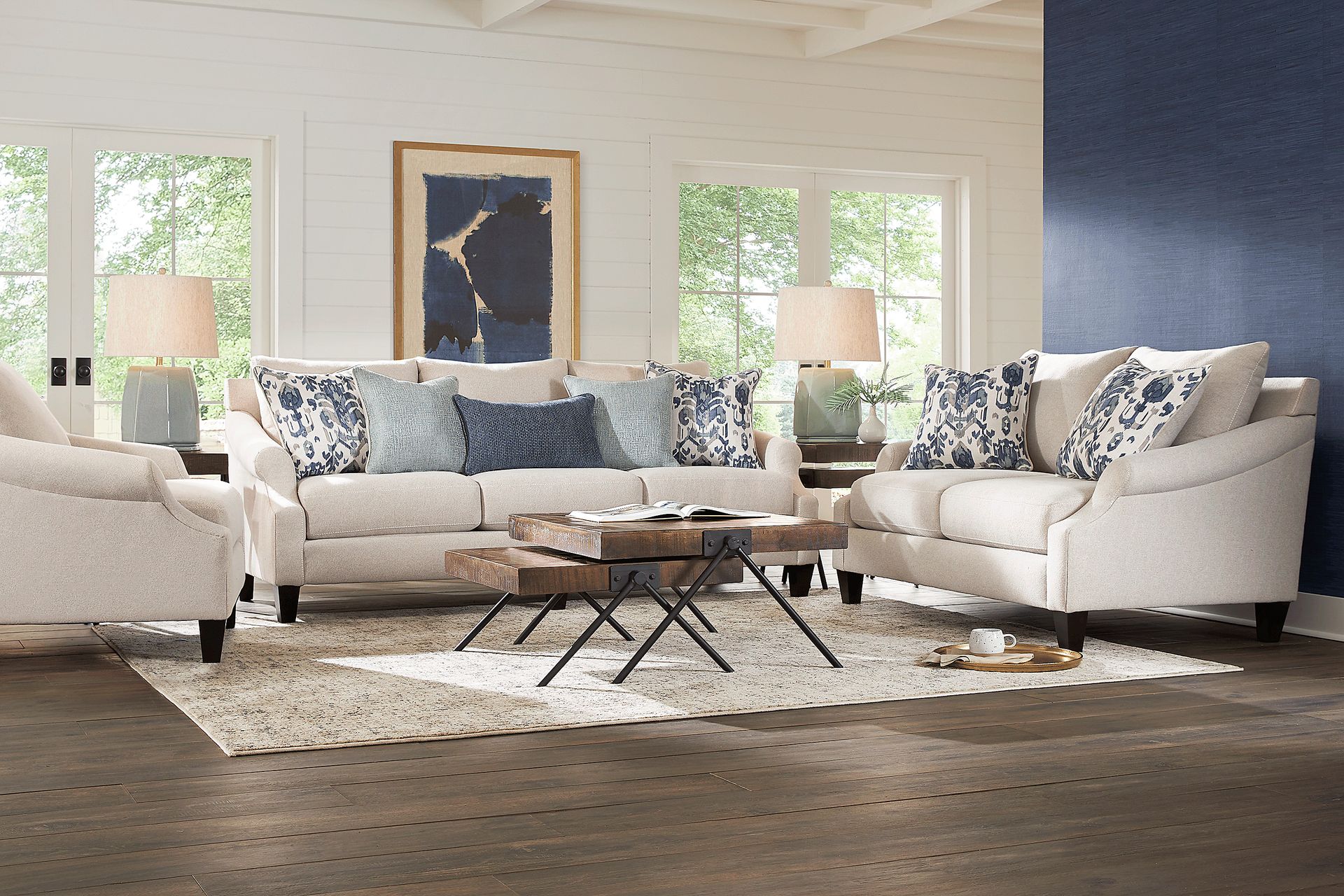 Spellman Beige 8 Pc Living Room - Image 1