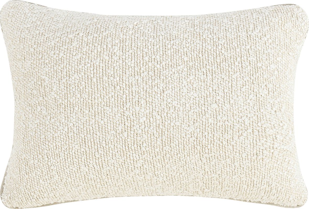 Spencet Ivory Lumbar Pillow