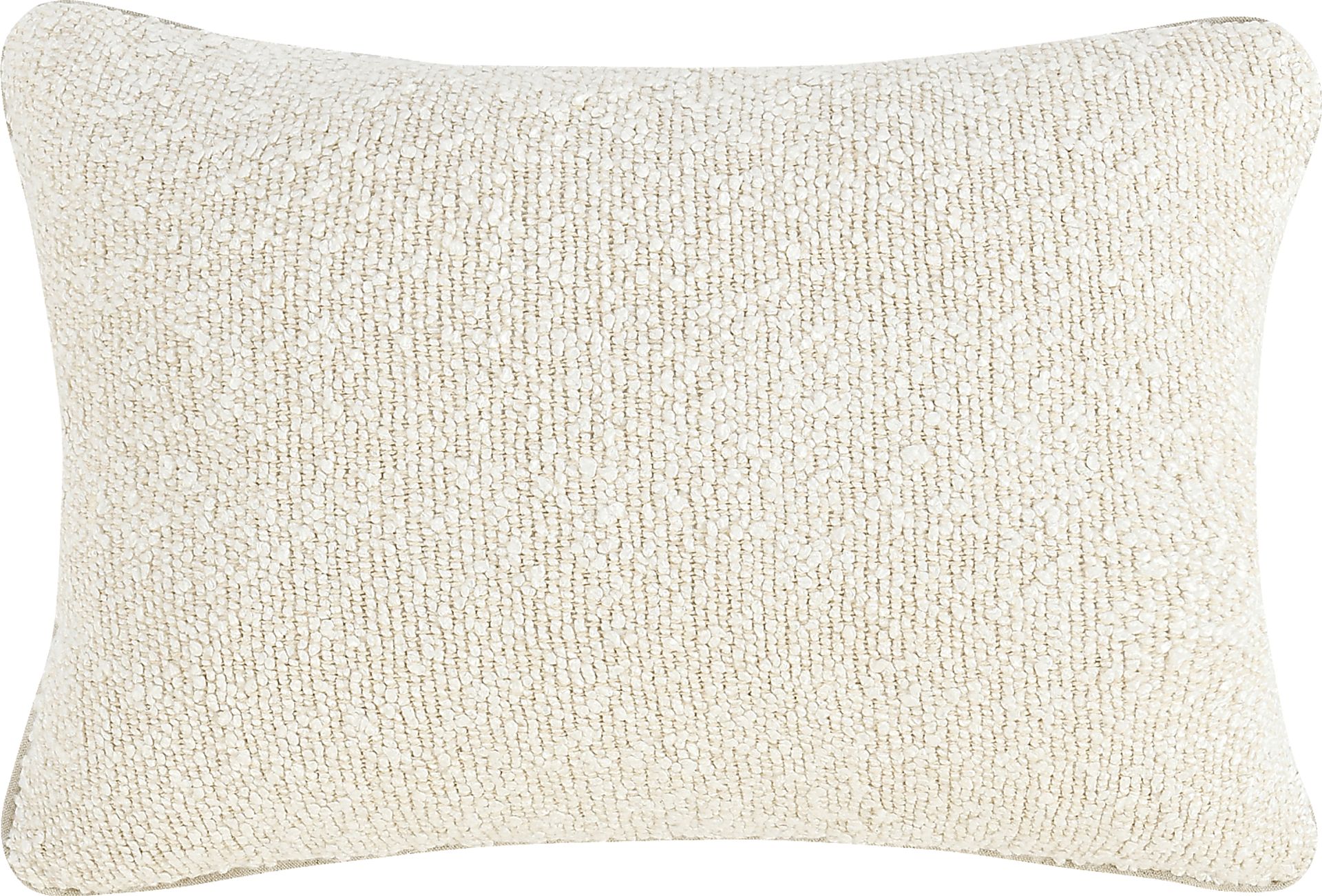 Spencet Ivory Lumbar Pillow - Image 1