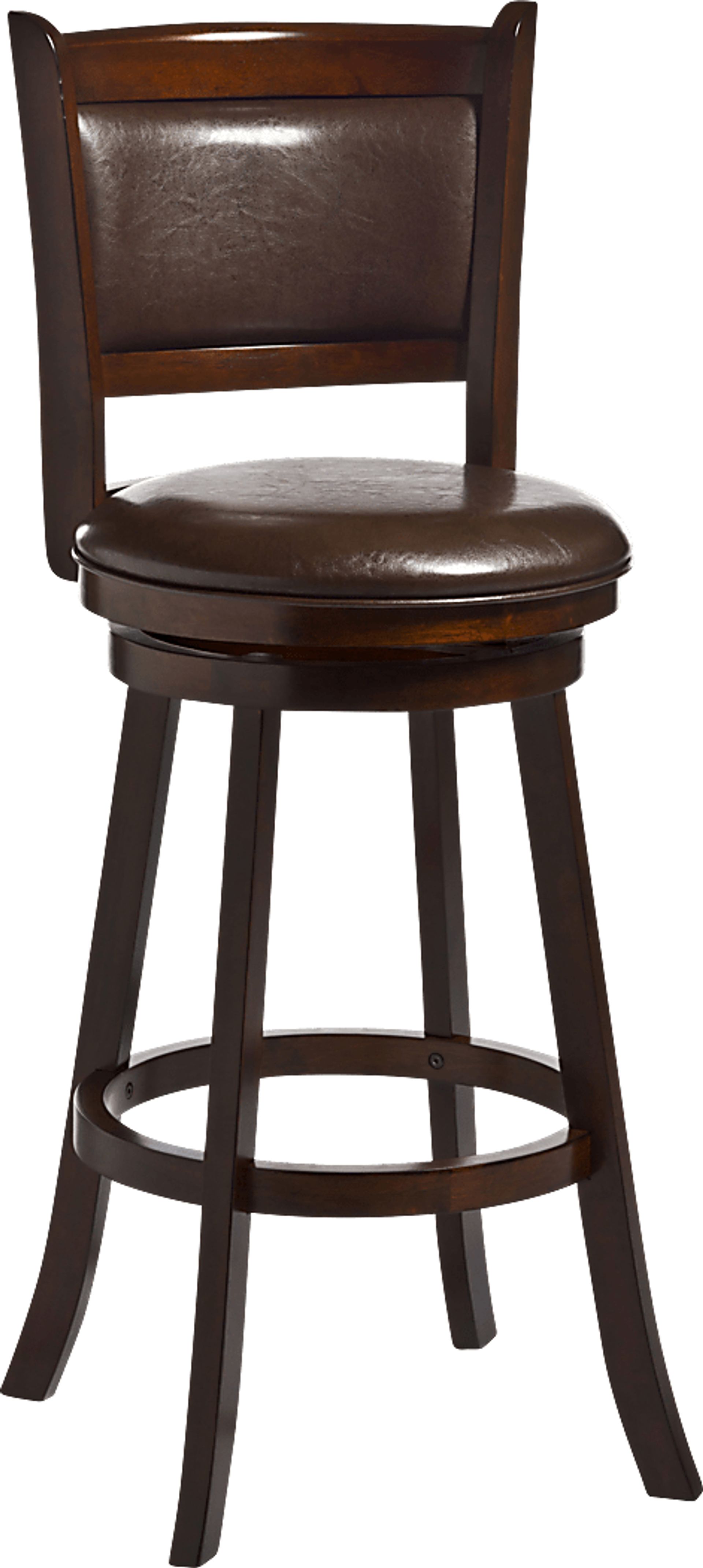 Sperrin Cherry Swivel Counter Height Stool - Image 1