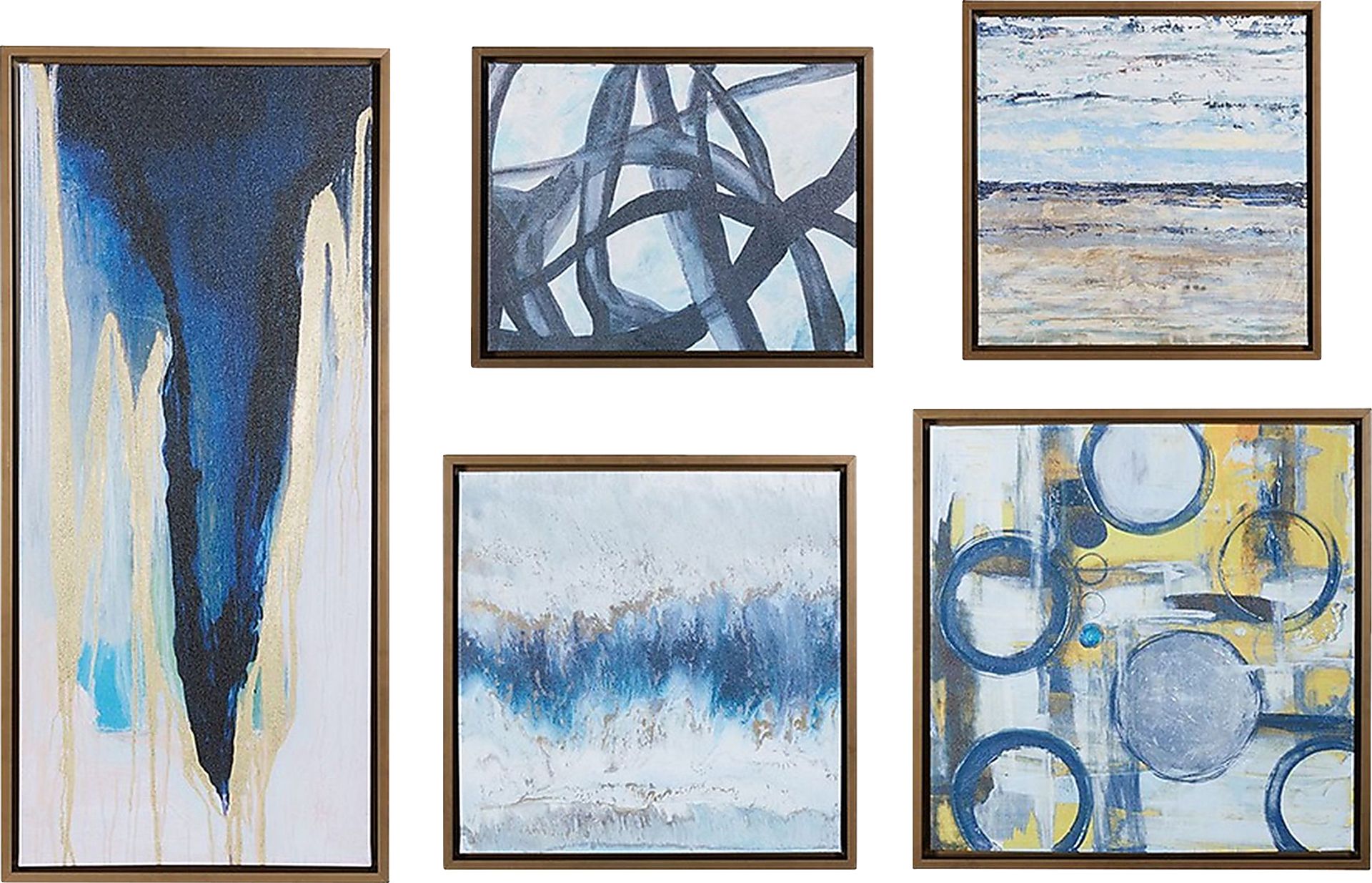 Spicurity Natural Wall Decor, Set of 5 - Image 1