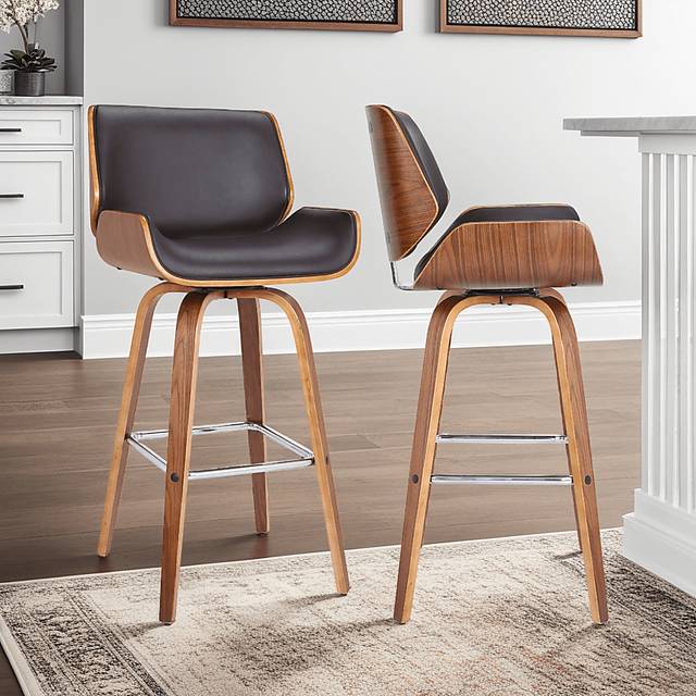 Spicuritye Brown Counter Height Stool - Thumbnail - Image 2