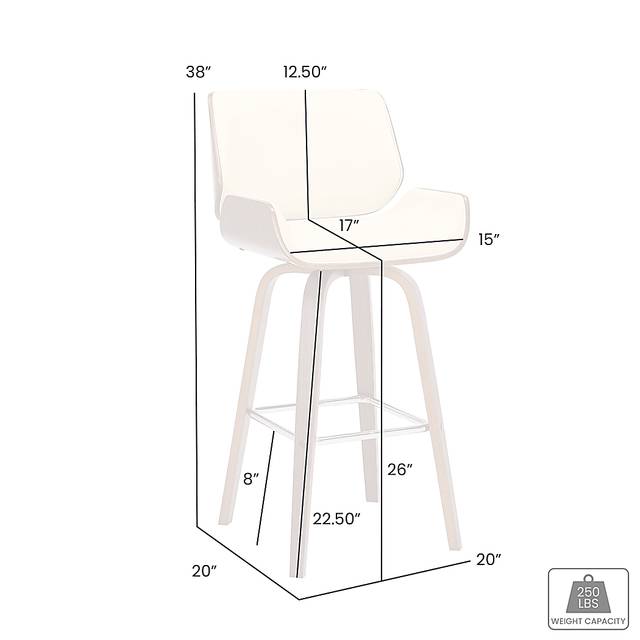 Spicuritye Brown Counter Height Stool - Thumbnail - Image 5