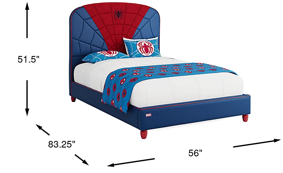 Spider-Man Full Upholstered Bed - Thumbnail 3