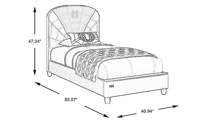Dimension Image. Please refer to the Dimension Tab on this page for dimension details.