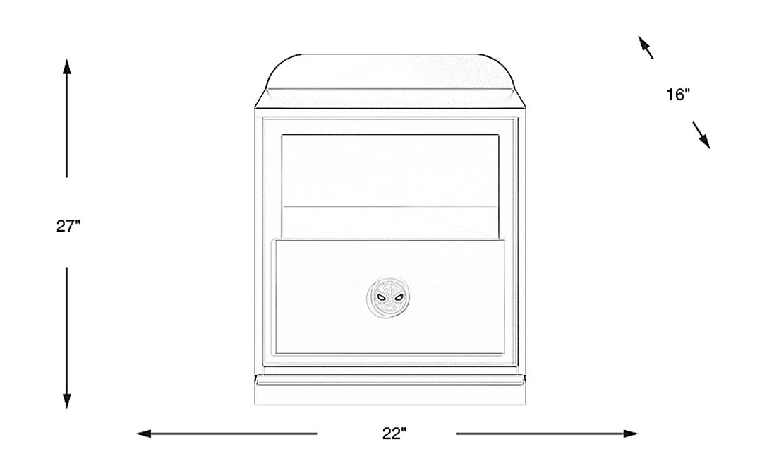 Spider-Man Nightstand