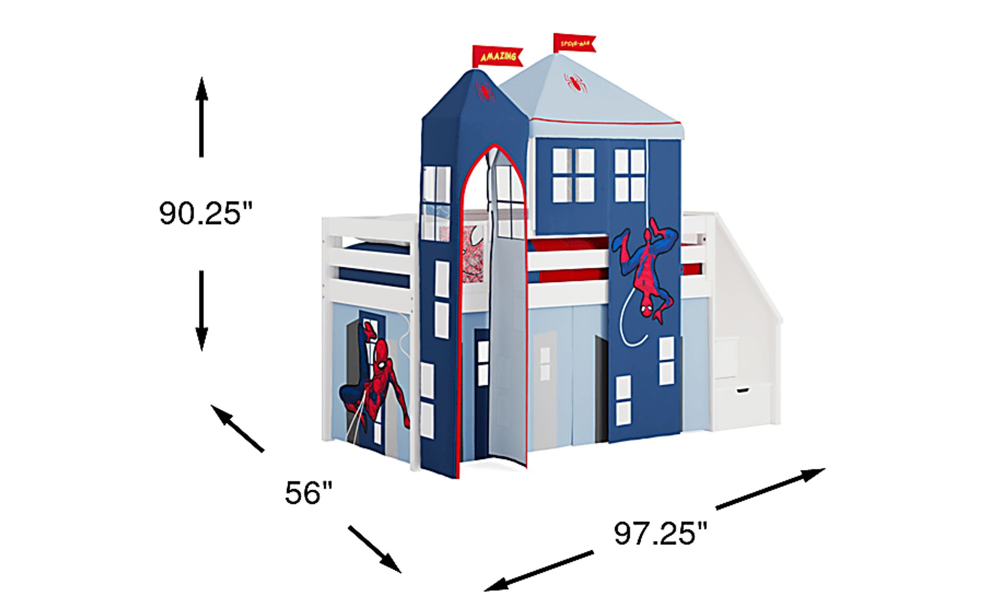 Dimension Image. Please refer to the Dimension Tab on this page for dimension details.