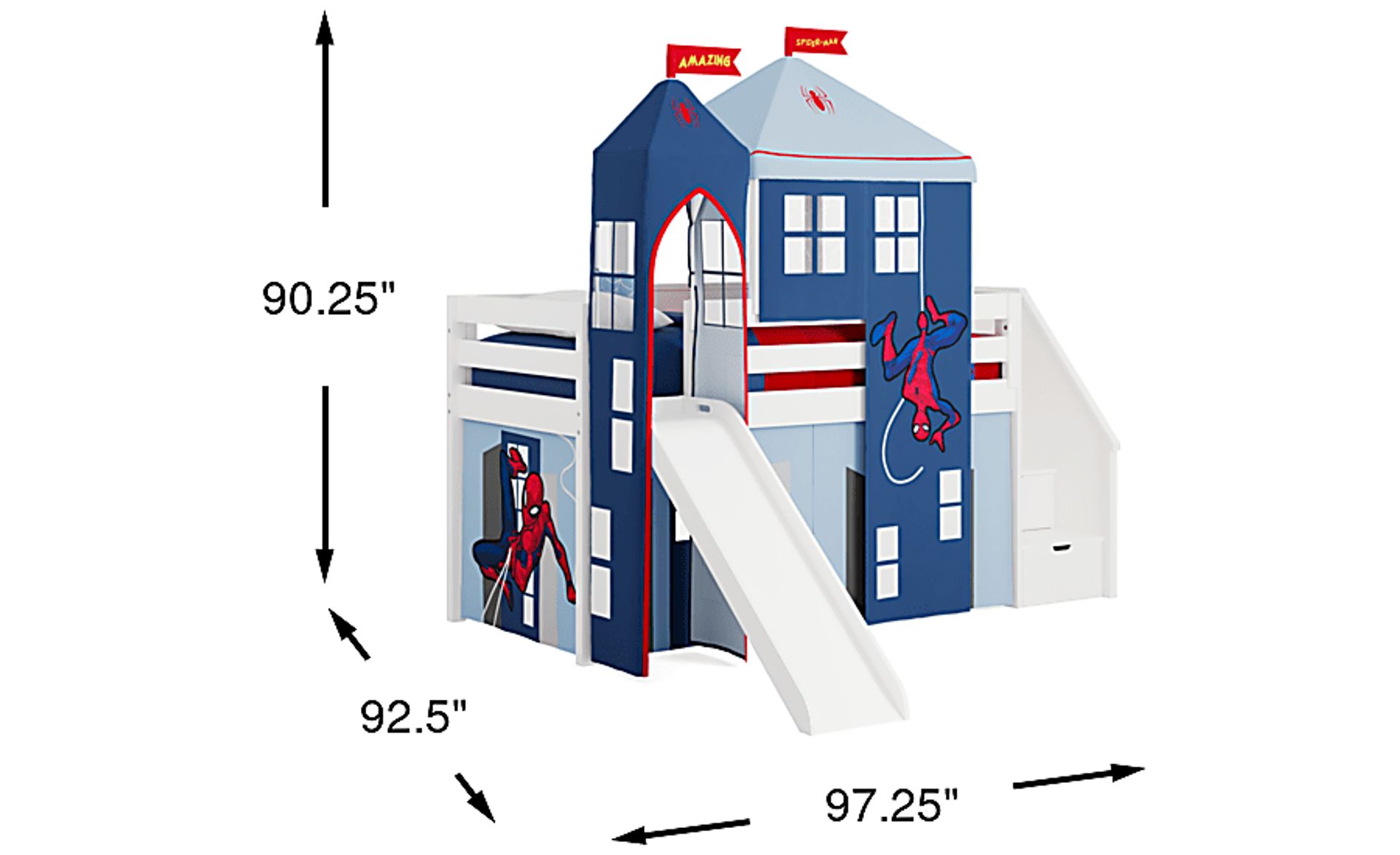 Dimension Image. Please refer to the Dimension Tab on this page for dimension details.