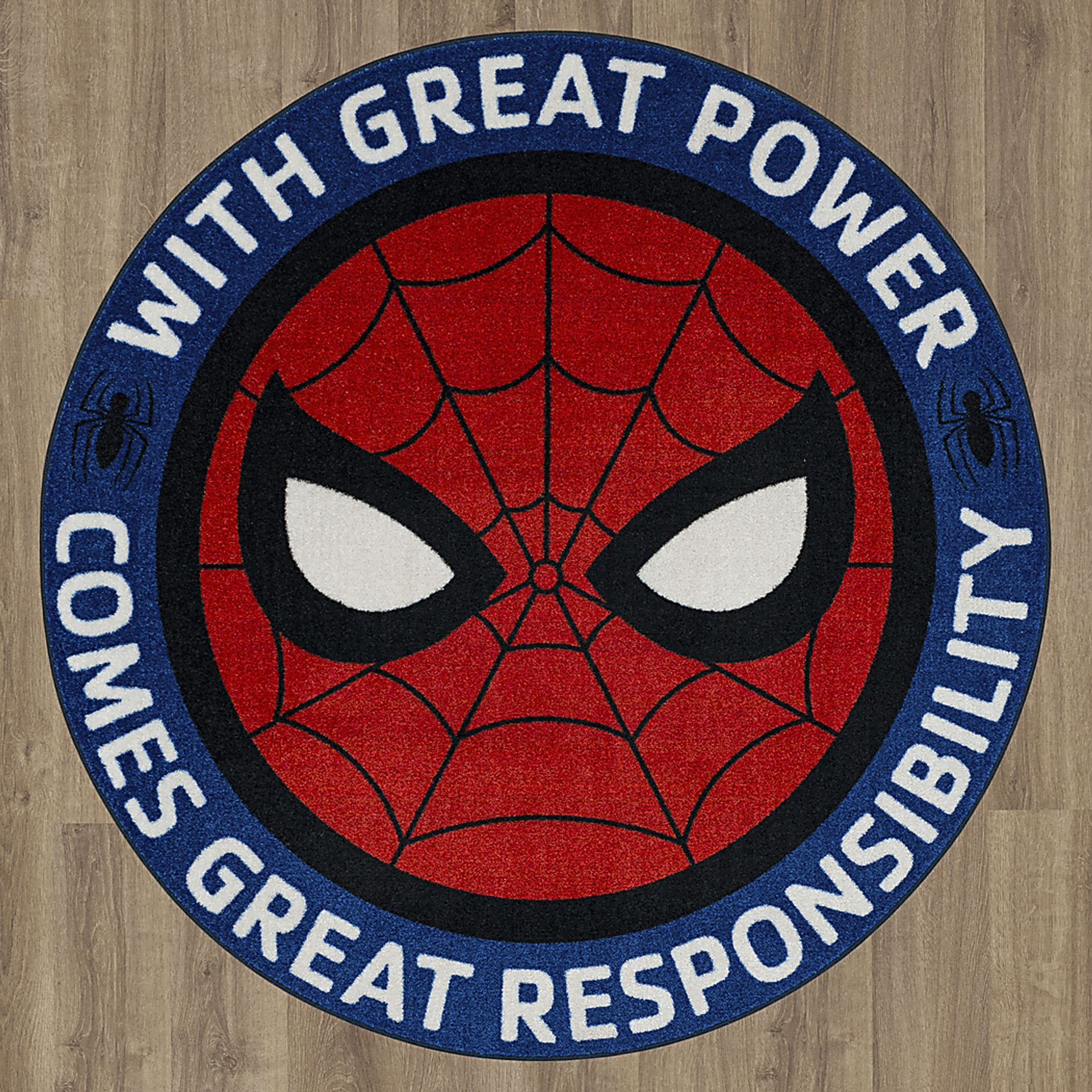 Kids Disney Spider-Man Power Multi 5' Round Rug - Image 2