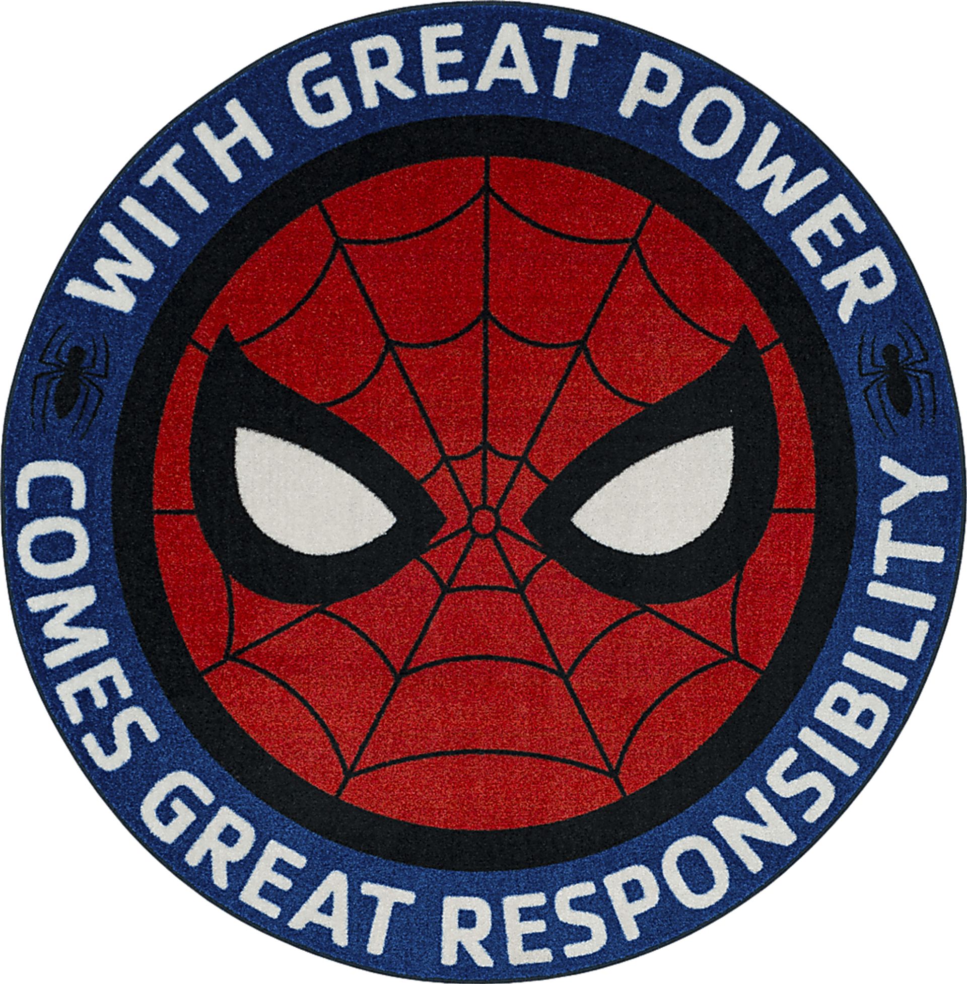 Kids Disney Spider-Man Power Multi 5' Round Rug - Image 1
