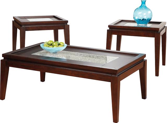 Spiga Mocha 3 Pc Table Set - Thumbnail - Image 1