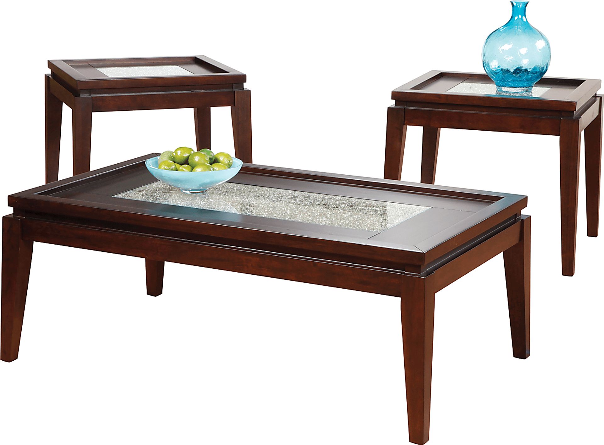 Spiga Mocha 3 Pc Table Set - Image 1