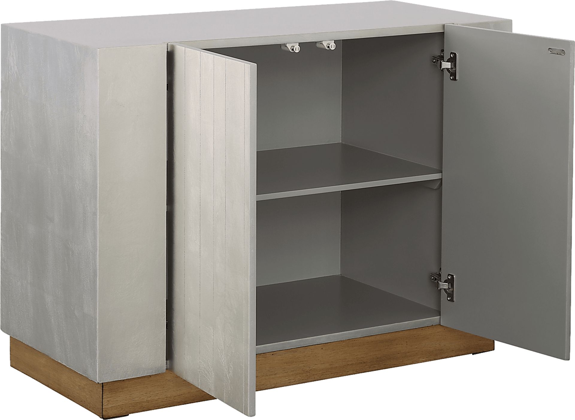 Spindletop Silver Accent Cabinet - Image 4