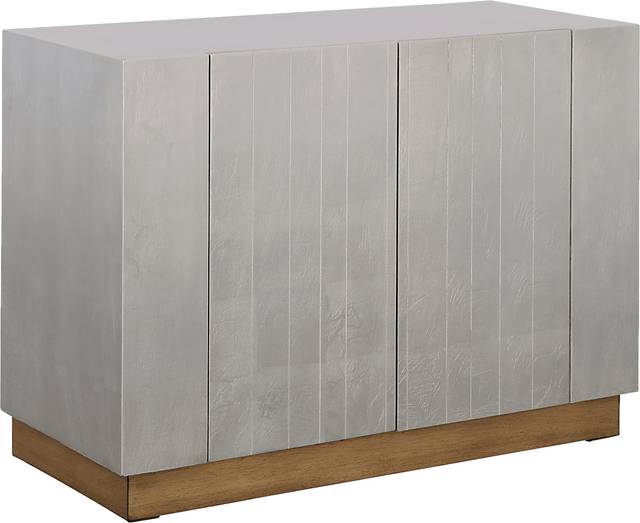 Spindletop Silver Accent Cabinet - Thumbnail - Image 1