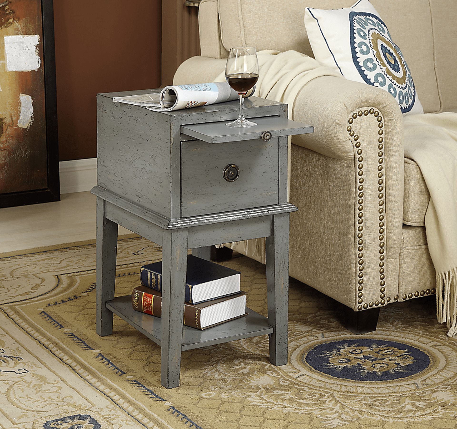 Spindlewood Gray Accent Cabinet - Image 6