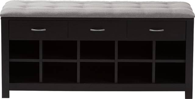 Spinnaker Gray Storage Bench - Thumbnail - Image 3