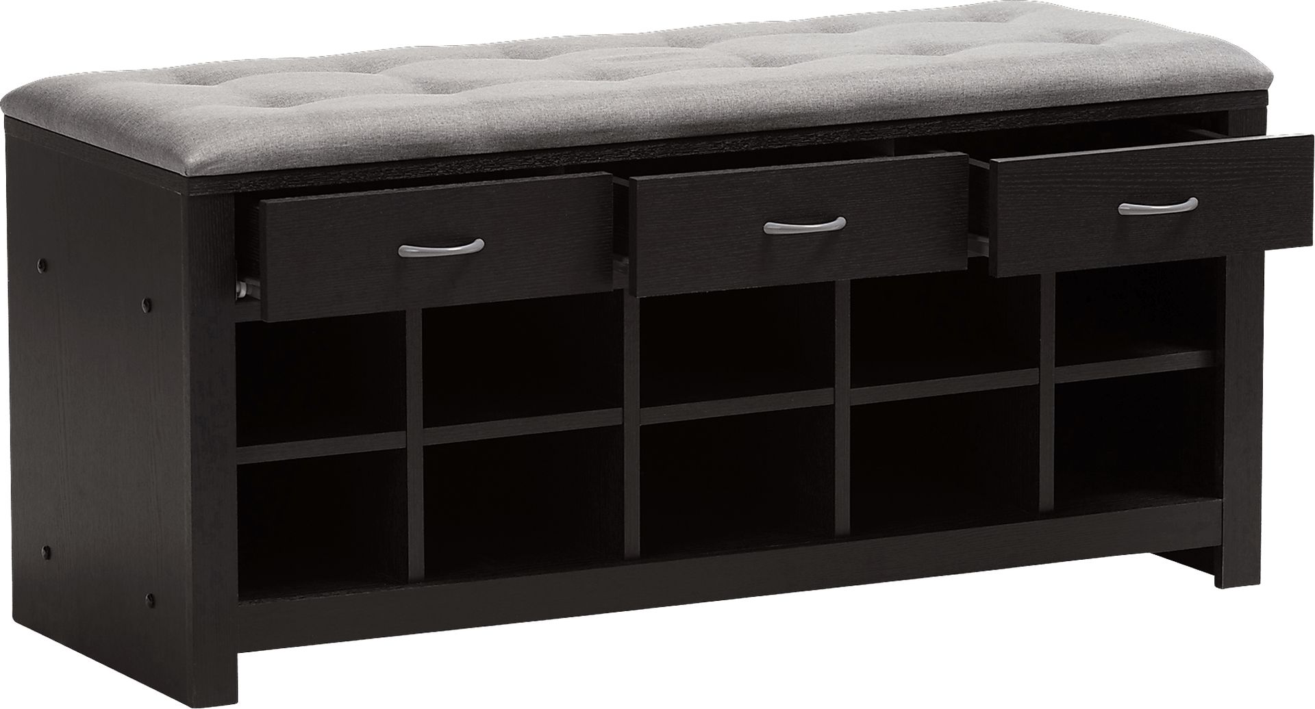 Spinnaker Gray Storage Bench - Image 4