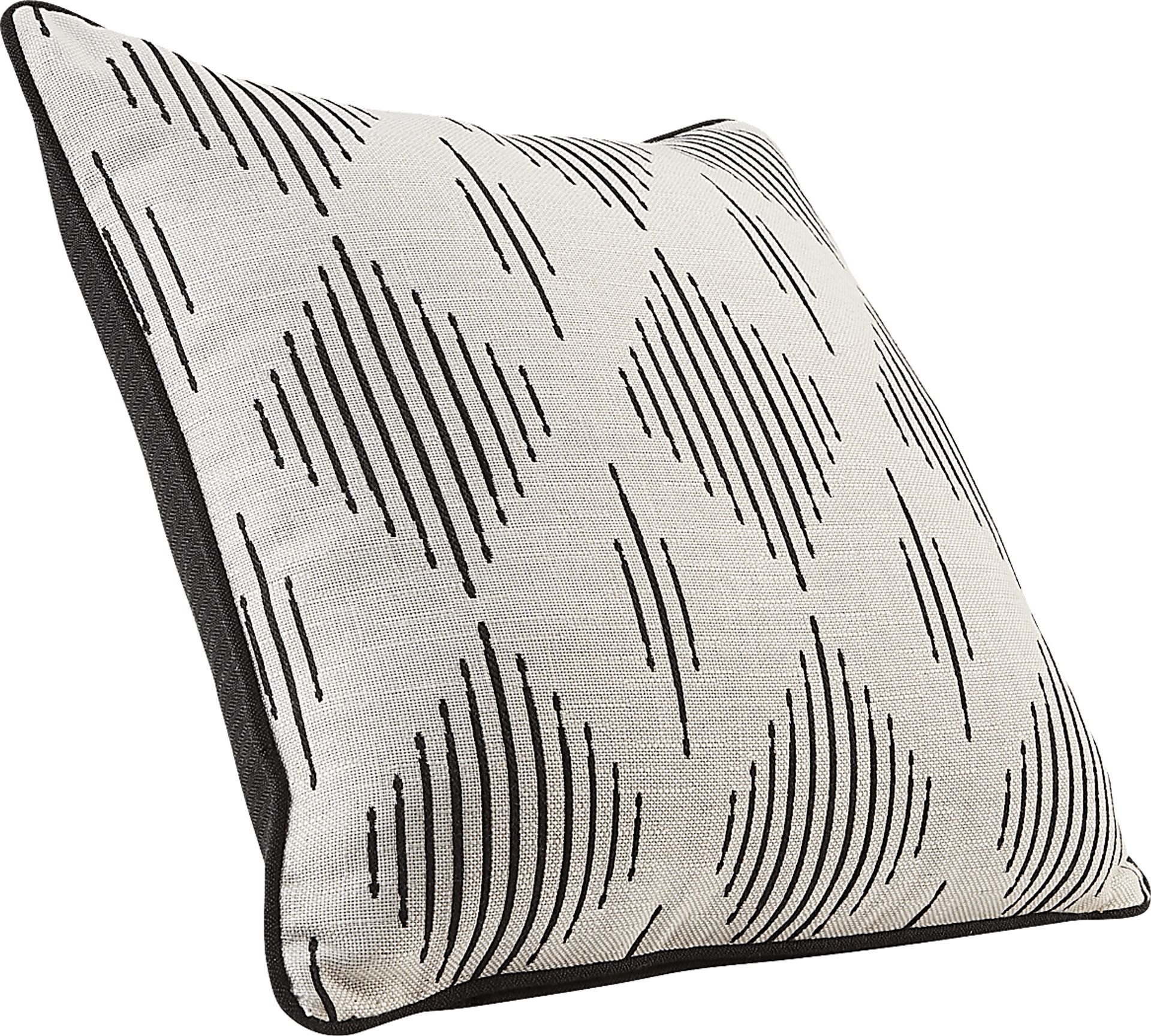 Spinner Diamond Onyx Indoor/Outdoor Pillow, Set of 2 - Image 3