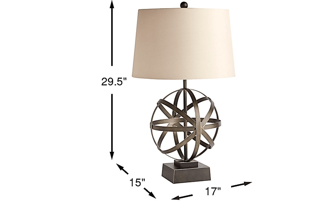 Spiral Atom Table Lamp