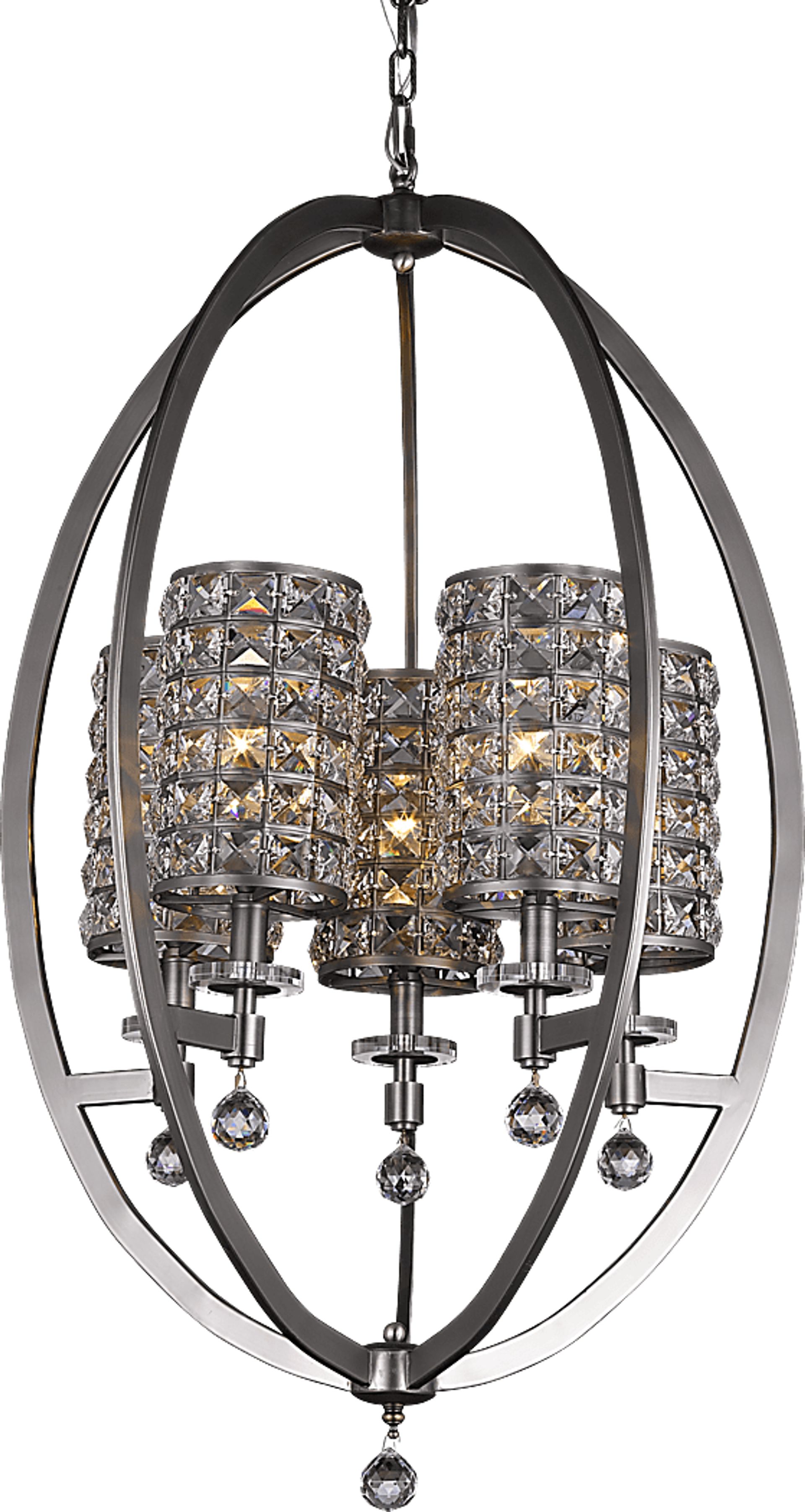 Spiral Galaxy Ovoid Chandelier - Image 1