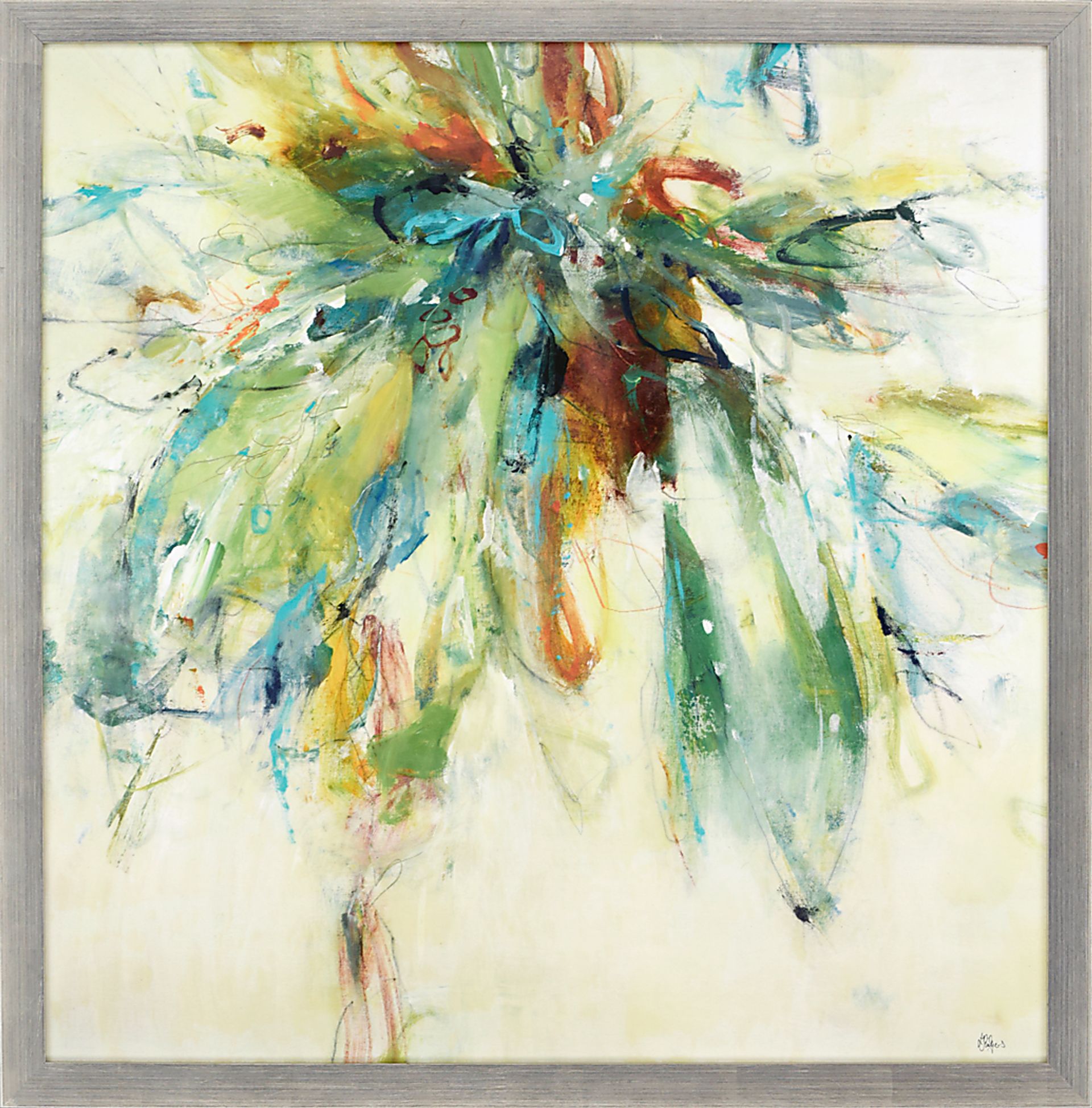 Splash of Life Beige Artwork - Image 1