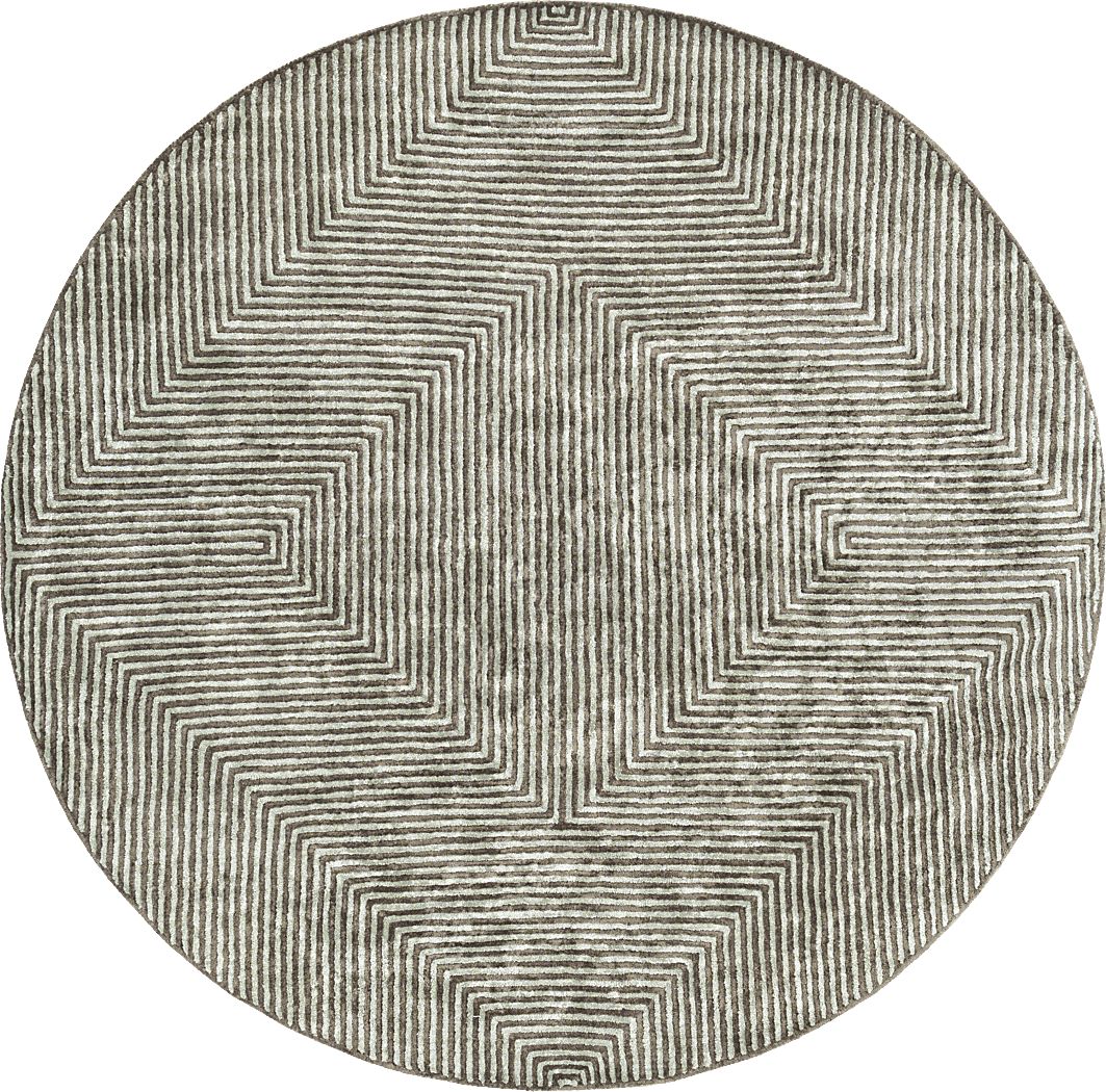 Splitbrook Charcoal 8' Round Rug