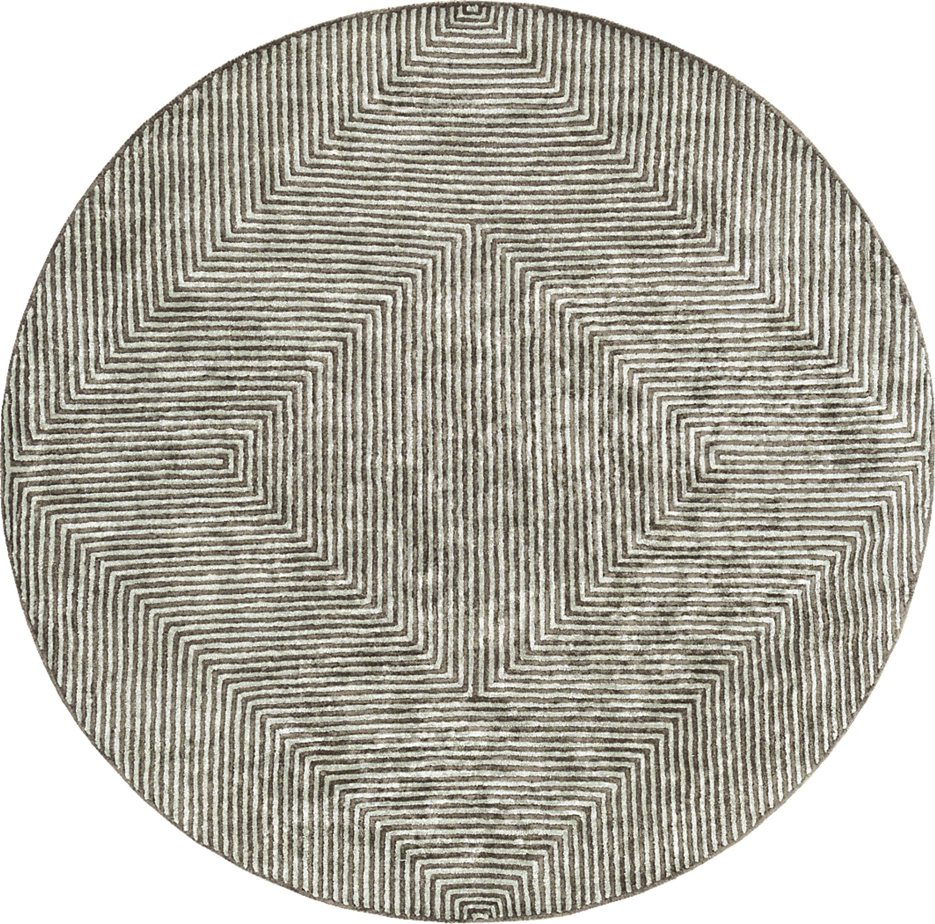 Splitbrook Charcoal 8' Round Rug - Image 1