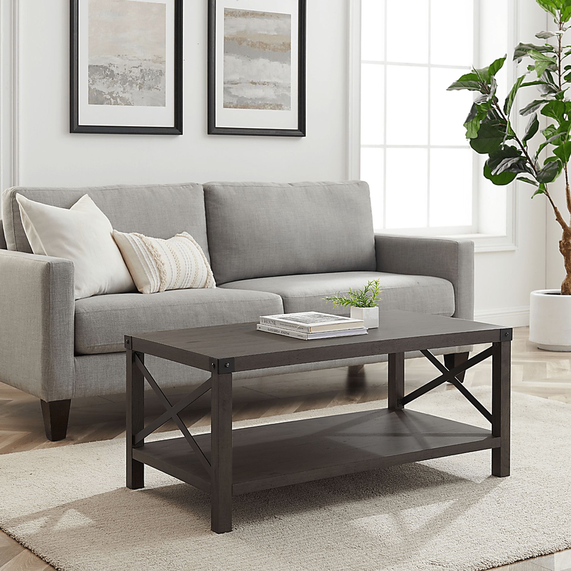 Splitrock Brown Cocktail Table - Image 4