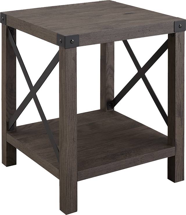 Splitrock Brown End Table - Thumbnail - Image 1