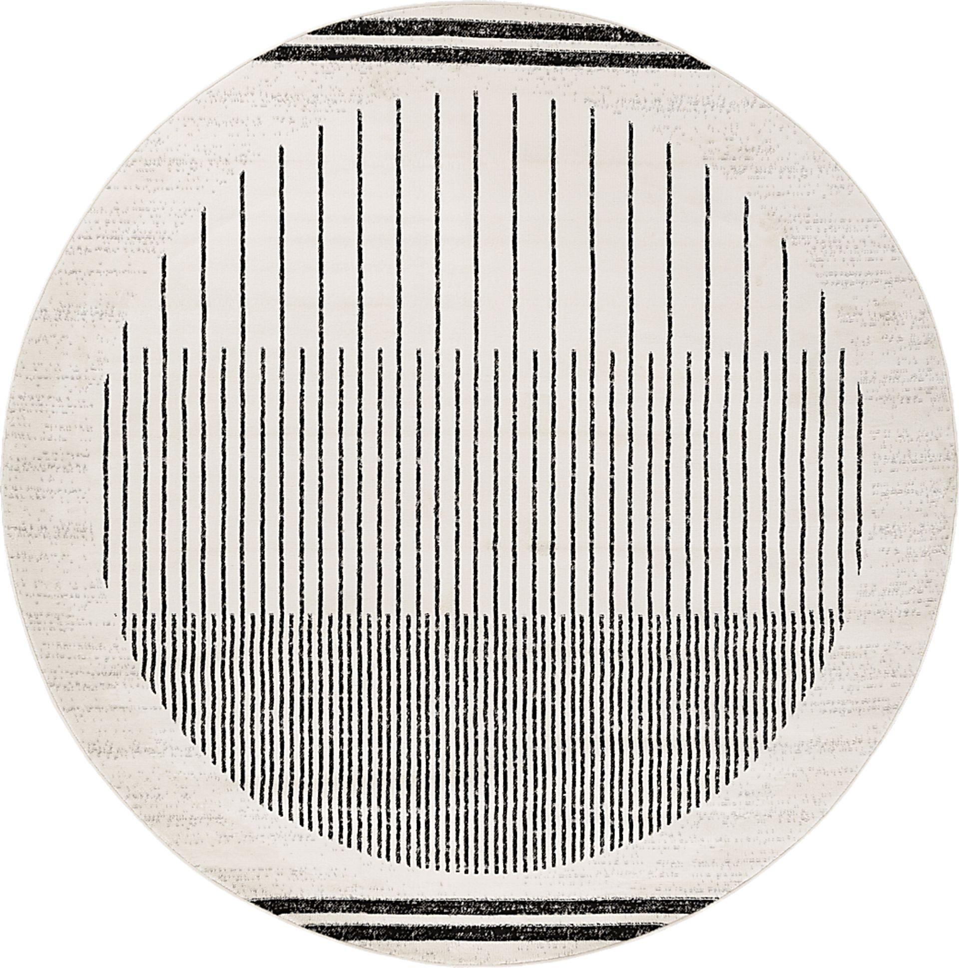 Spofford IV Black 5'3 Round Rug - Image 1