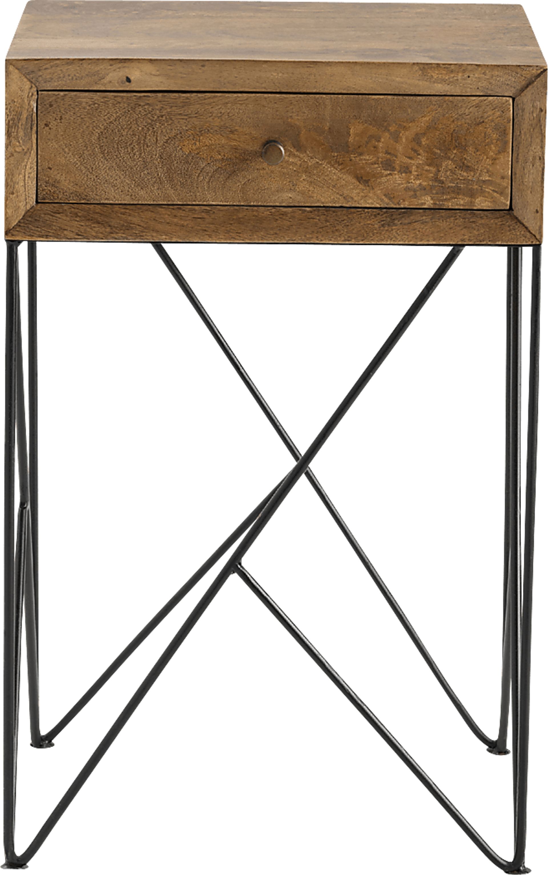Spokeshave Brown End Table - Image 2
