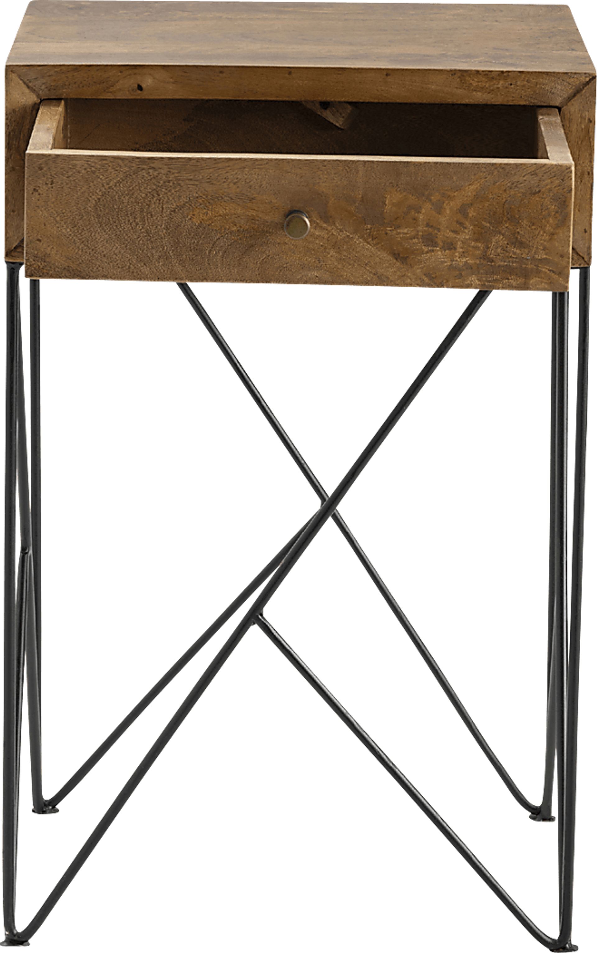 Spokeshave Brown End Table - Image 3