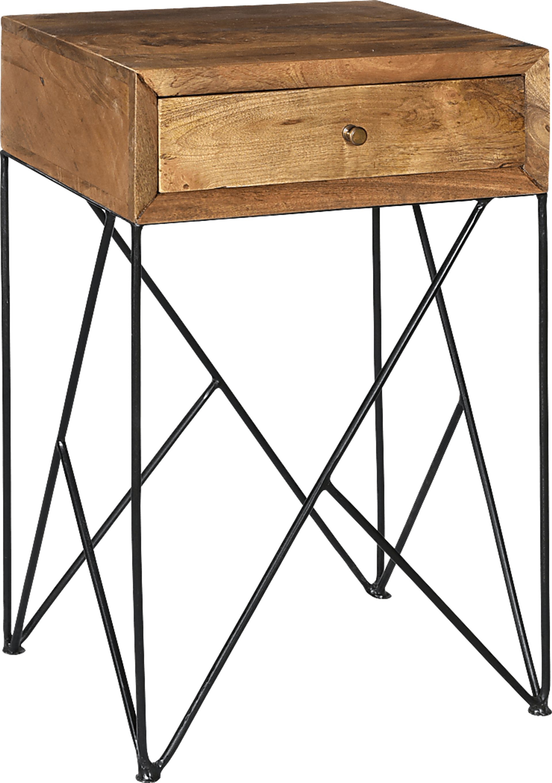Spokeshave Brown End Table - Image 1