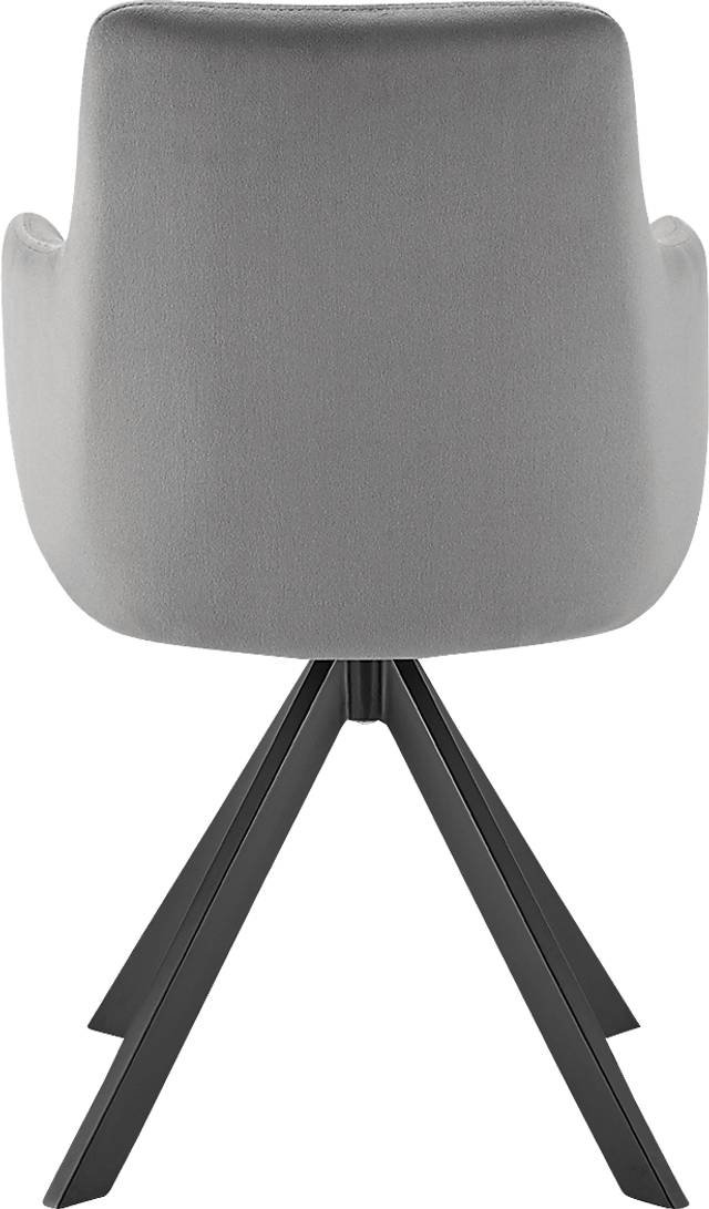 Spoklies Gray Swivel Arm Chair - Thumbnail - Image 3