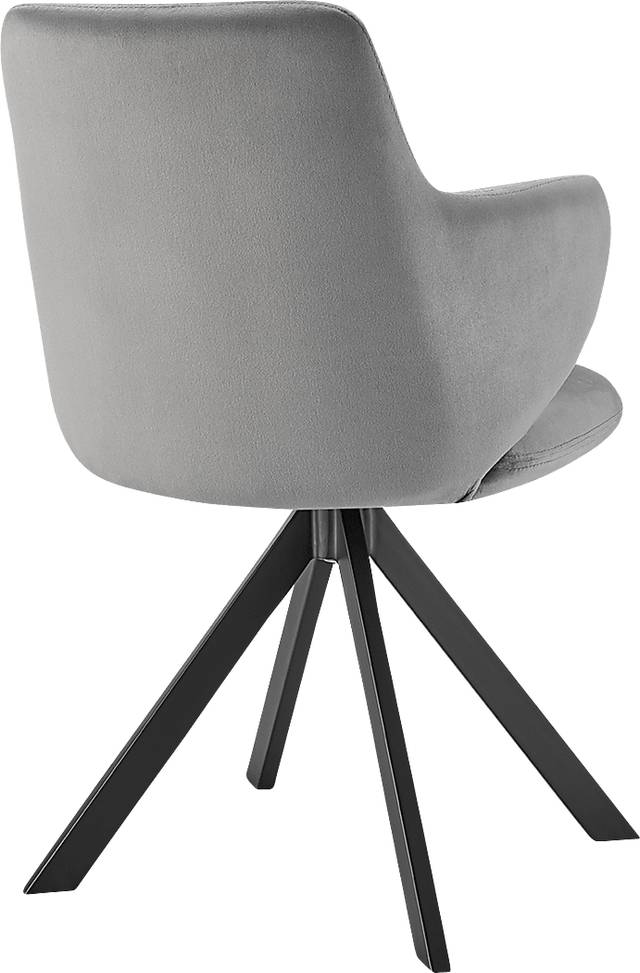 Spoklies Gray Swivel Arm Chair - Thumbnail - Image 5