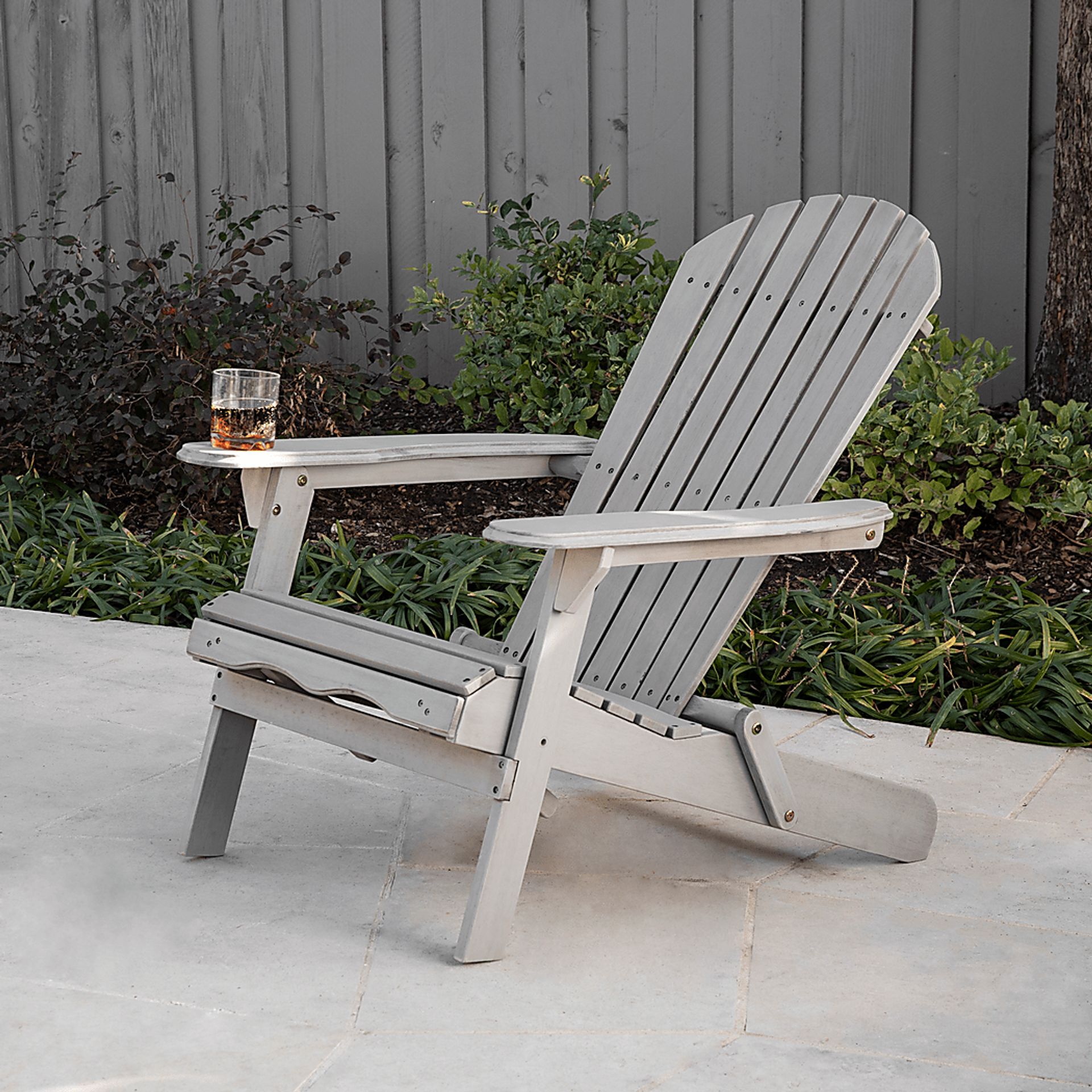 Spratly Gray Outdoor Accent Chair - Image 2