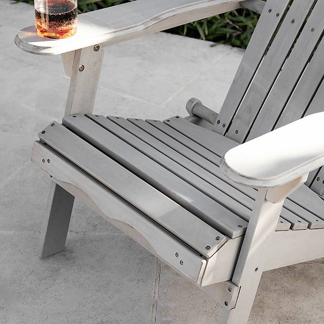 Spratly Gray Outdoor Accent Chair - Thumbnail - Image 3