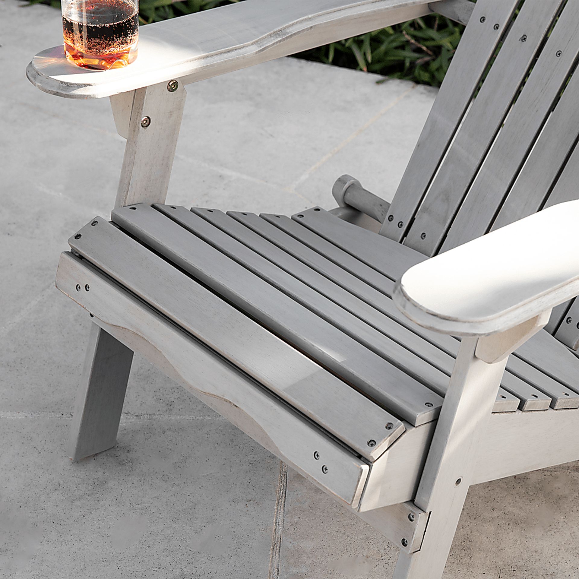 Spratly Gray Outdoor Accent Chair - Image 3