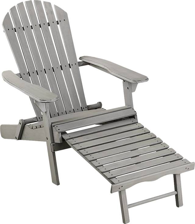 Spratly Gray Outdoor Accent Chair - Thumbnail - Image 1