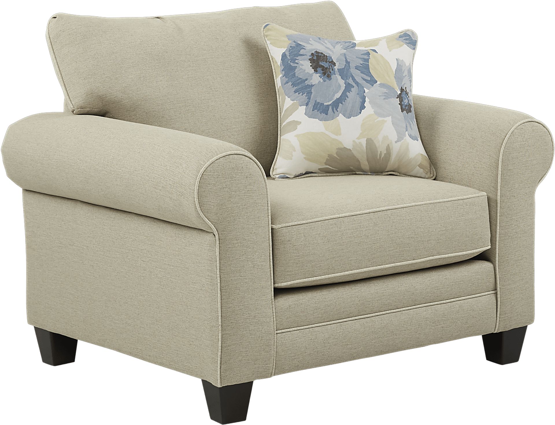 Spring Blooms Beige 8 Pc Living Room - Image 5