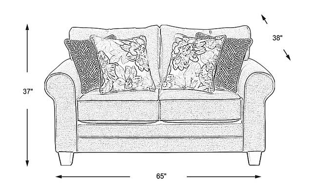 Dimension Image. Please refer to the Dimension Tab on this page for dimension details.