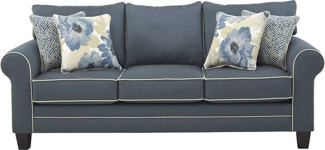 Spring Blooms Blue Sofa - Thumbnail - Image 1