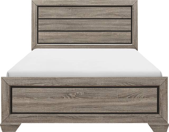 Spring Branch Gray 3 Pc Queen Bed - Thumbnail - Image 1