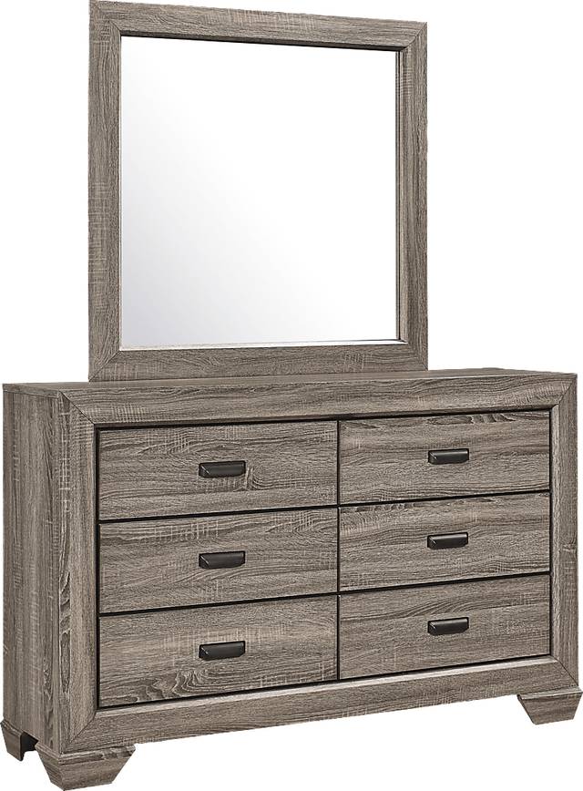 Spring Branch Gray Mirror - Thumbnail - Image 2