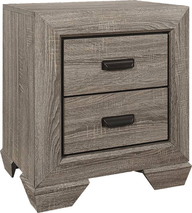 Spring Branch Gray Nightstand - Thumbnail - Image 1