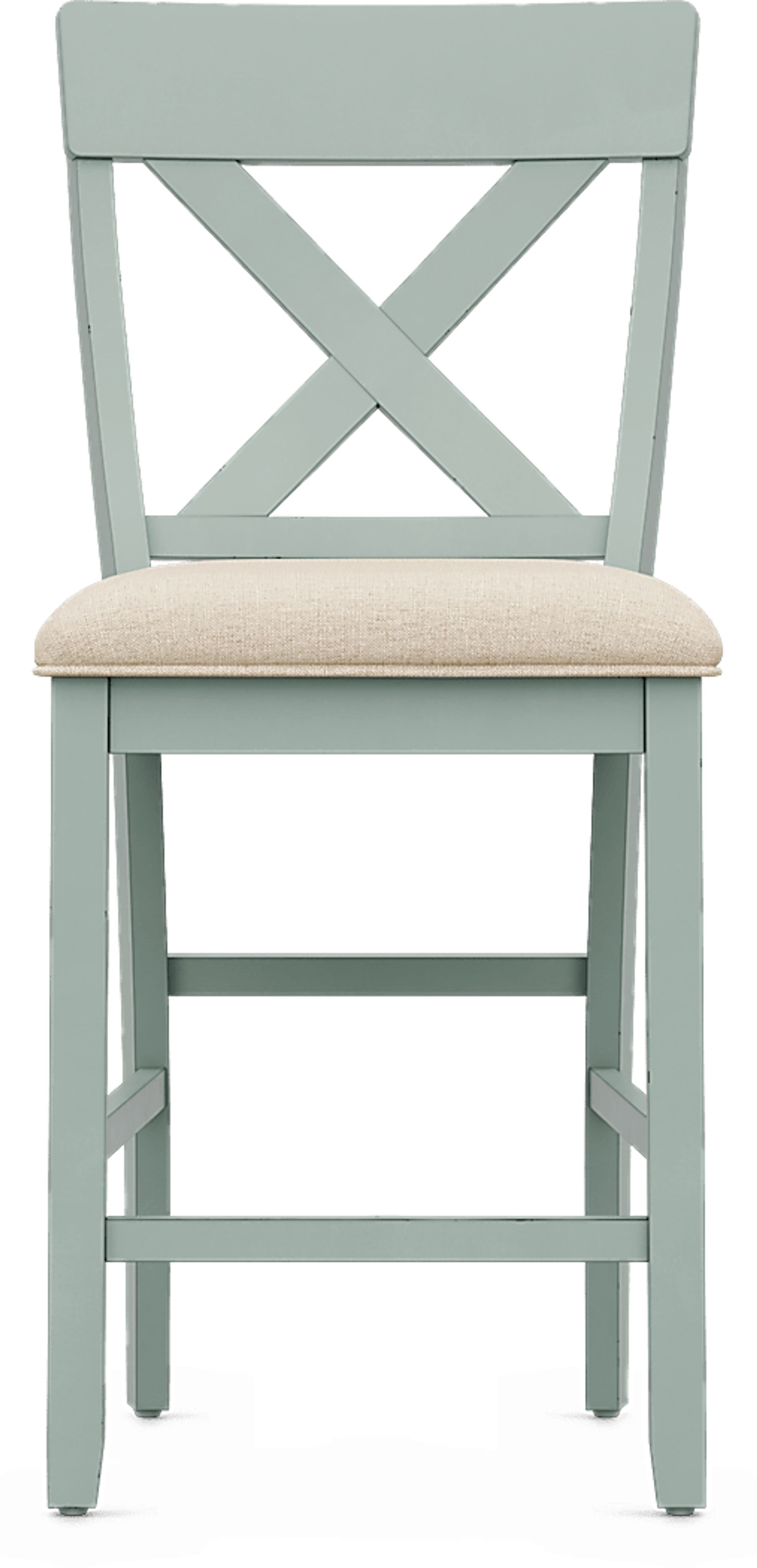 Spring Cottage Blue Counter Height Stool - Image 3