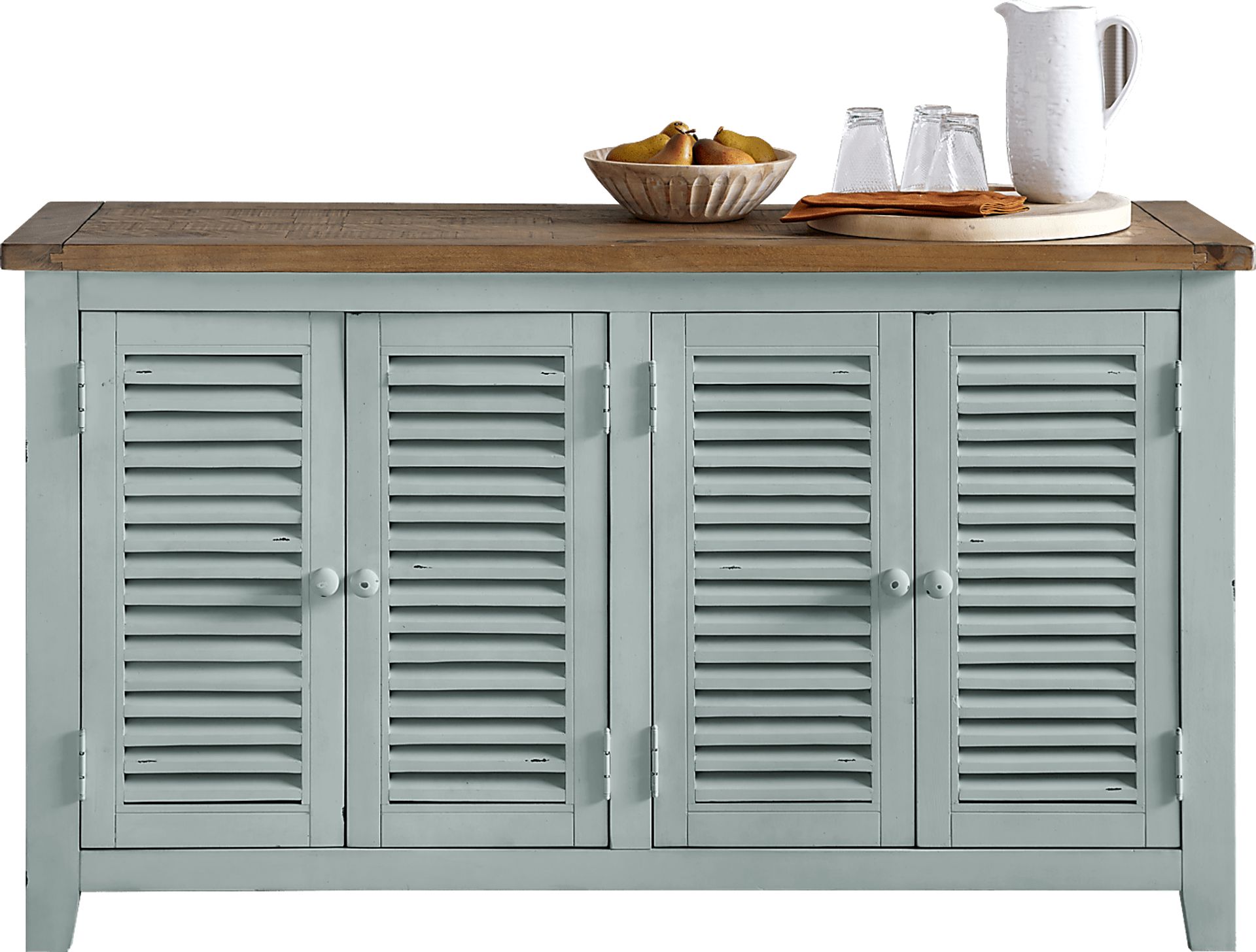 Spring Cottage Blue Server - Image 2